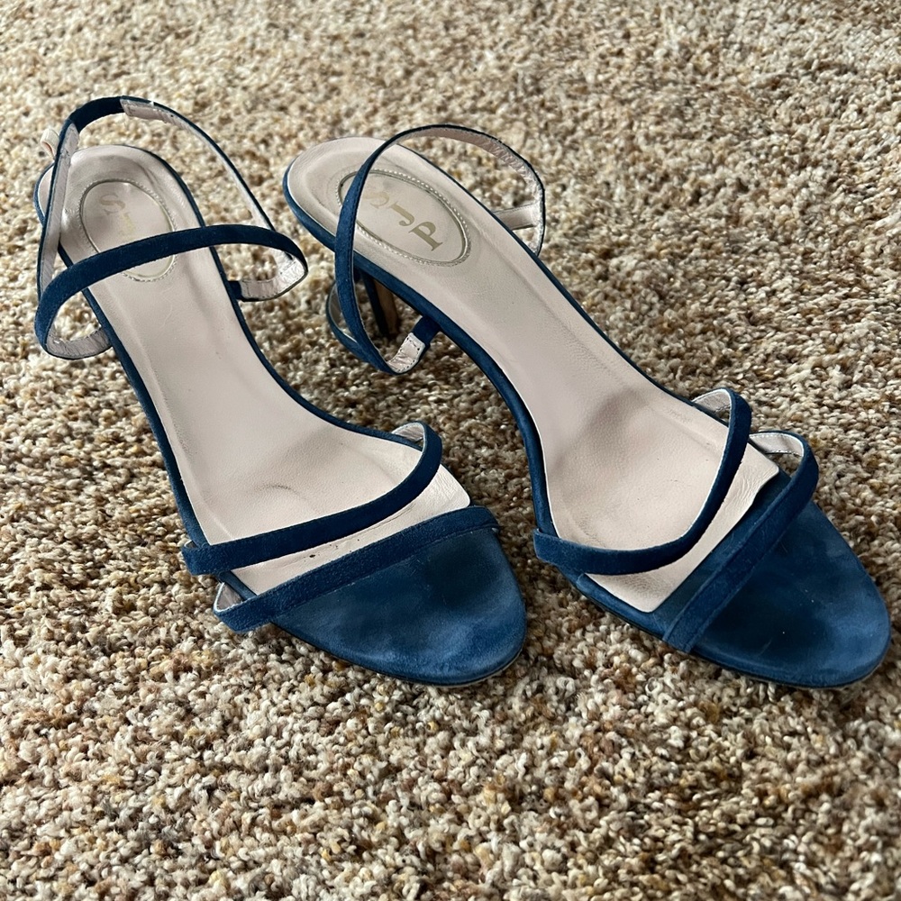 SJP Suede Strappy Sandals Sz 41